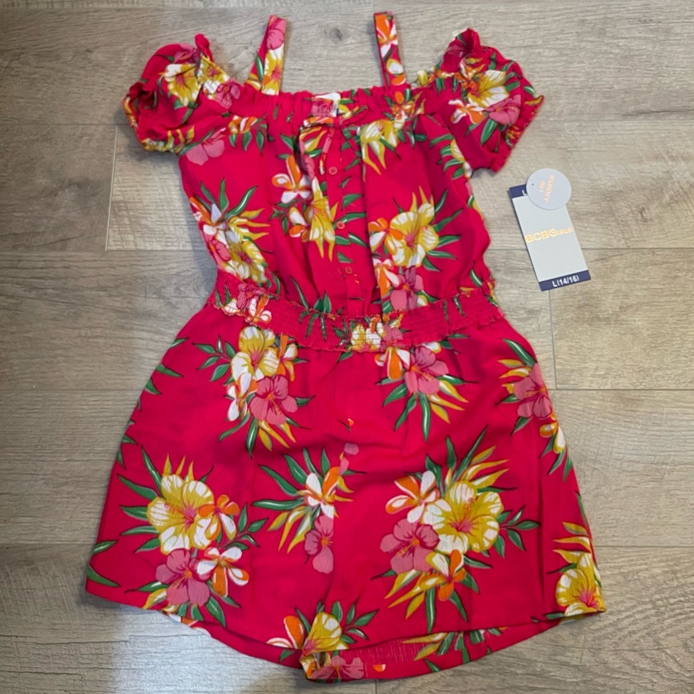 Girls 14/16 NEW w/tags BCBG girls 14/16 romper